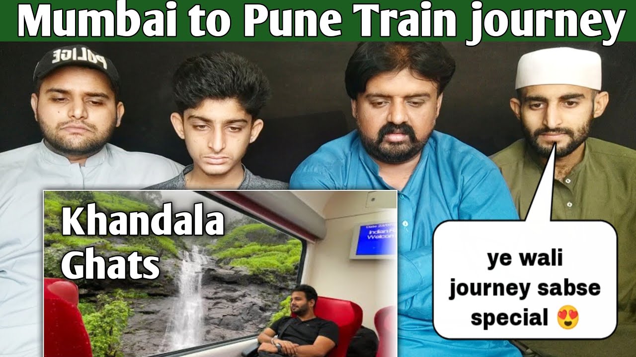 Pakistani Reaction Khandala Ghats Journey from Mumbai to Pune in Vistadome coach