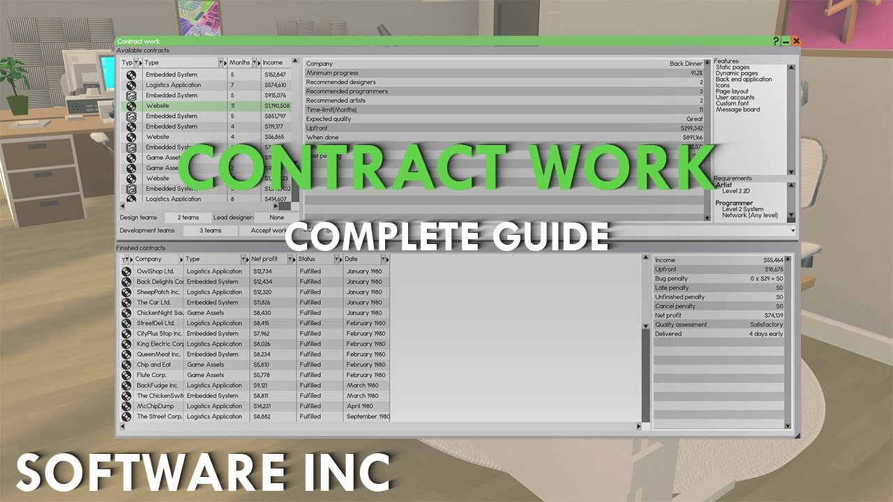 Contract Work Guide - Software Inc. (2024)