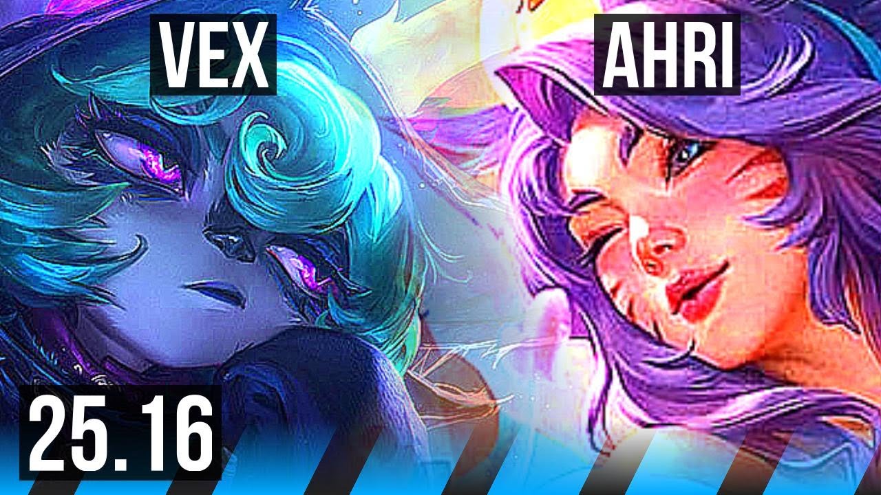 VEX vs AHRI (MID) | Dominating | KR Master | 25.16