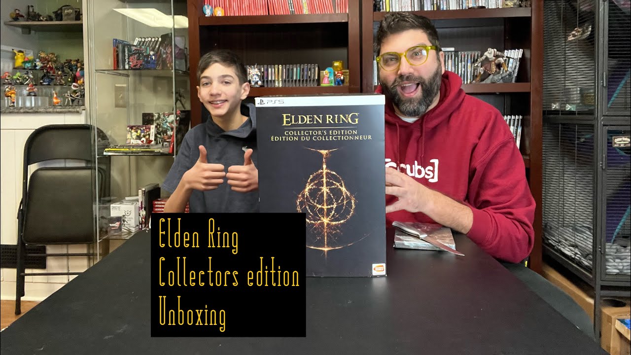 Elden Ring collector’s edition unboxing
