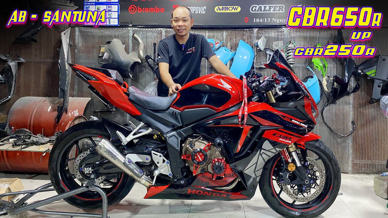 CBR650R trở lại với option lên đuôi CBR250R đẹp không tì vết - Mr.Ken6789