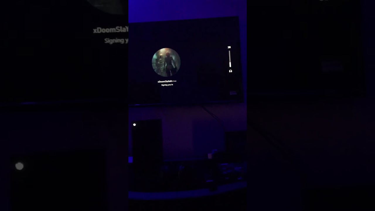 Xbox series X Boot up