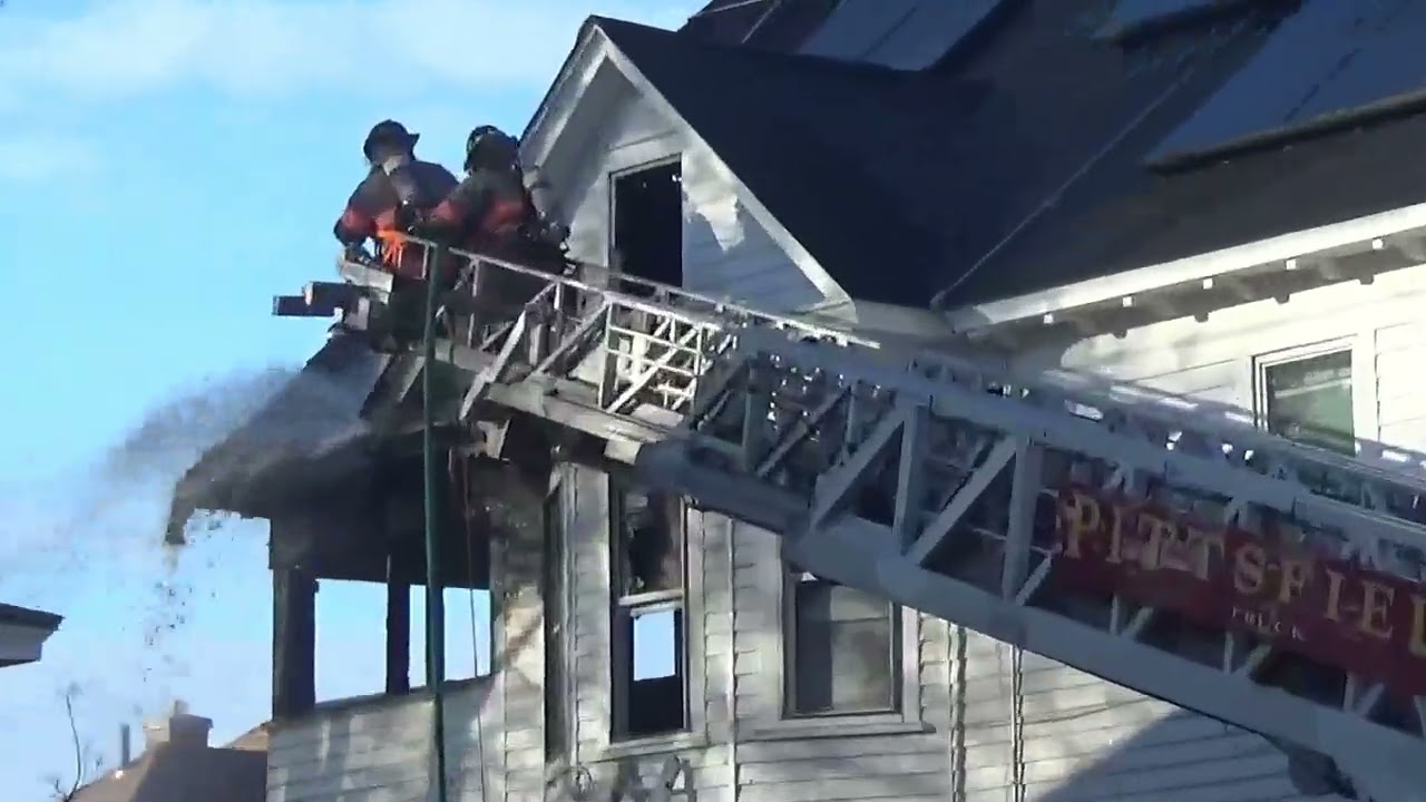 house fire @  25 PINE STREET @ PITTSFIELD MA