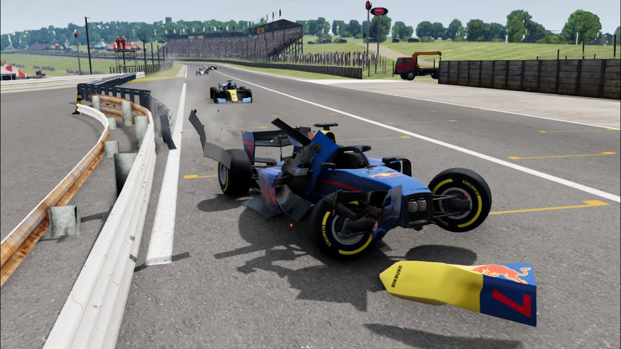 F2 Racing Crashes (#3) [BeamNG Drive]