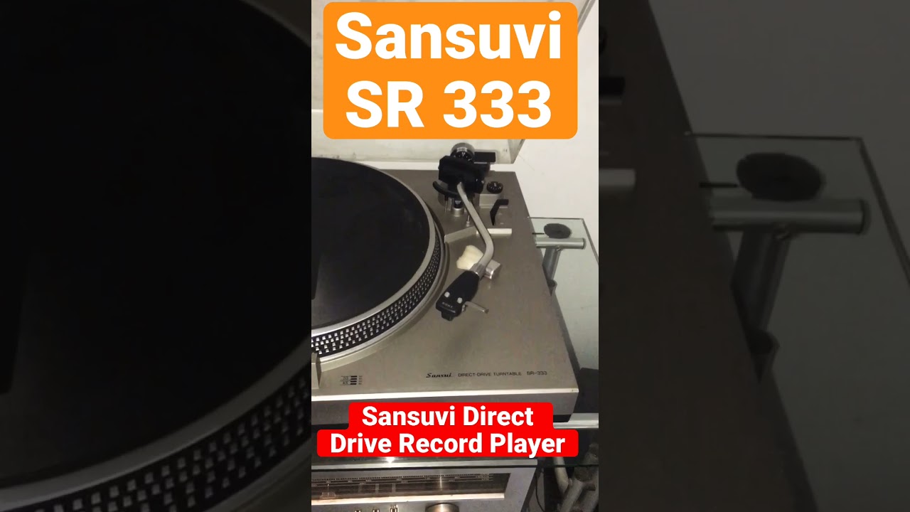 Sansuvi SR 333 Direct Drive Turntable , Made in Japan 220v