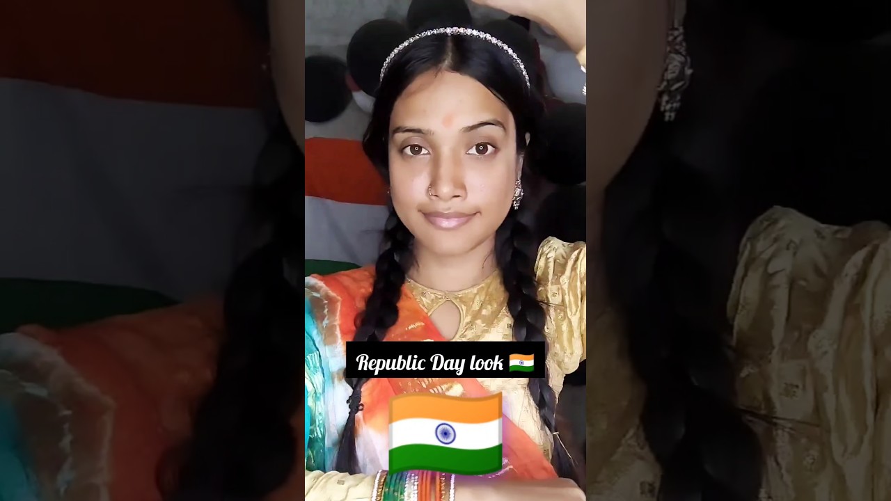 Republic Day special makeup tutorial 🇮🇳🙏 #republicday #republicdaymakeup #makeuptutorial #bharatmata