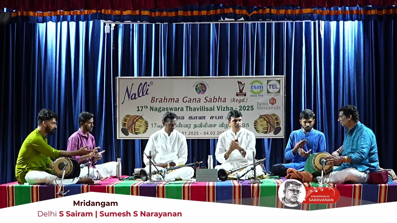 Thani Avarthanam - Mridangam Delhi S Sairam | Sumesh S Narayanan