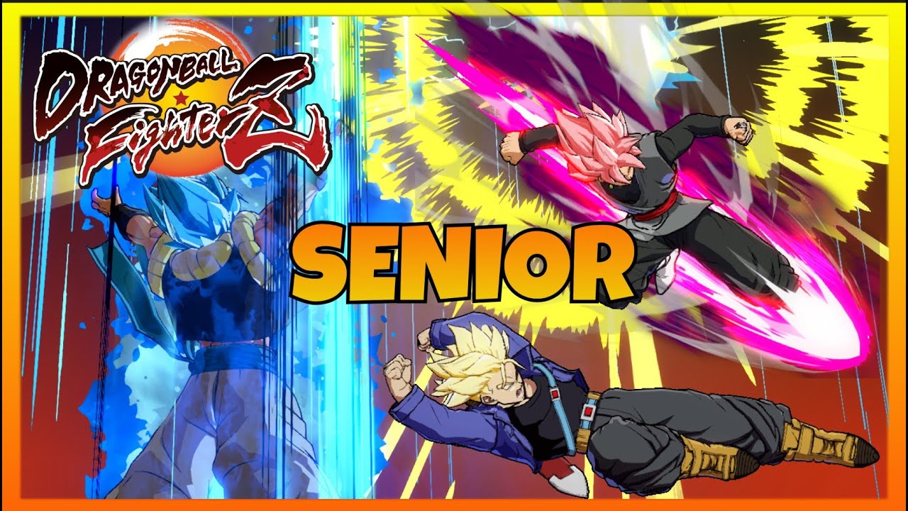 SENIOR - DBFZ online gameplays highlights - Gogeta Blue, Goku Black, Trunks