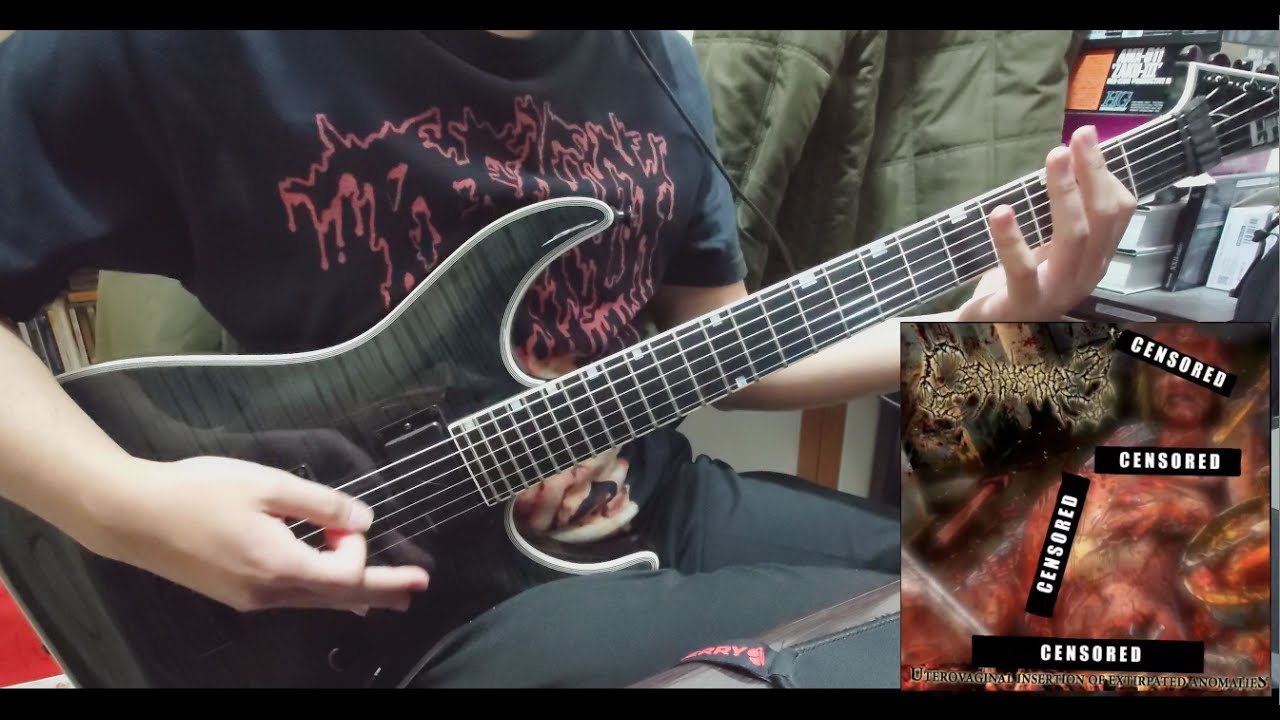 Cephalotripsy - Embryonic Gastronomy Guitar Cover (w/ TABS) (LTD MH-1000ET FM STBLK)