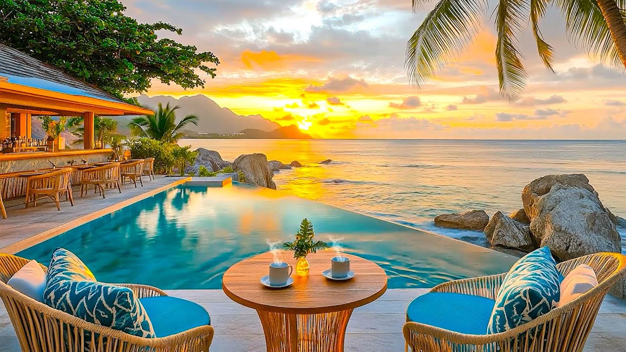 Evening Jazz by the Sea 🌅 Gentle Waves & Relaxing Jazz