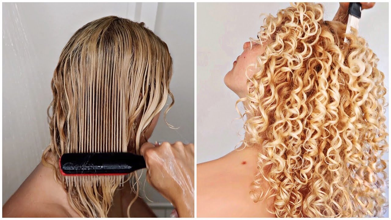 BIG CURLY HAIR SUMMER ROUTINE ☼ Volume and Definition for fine curls