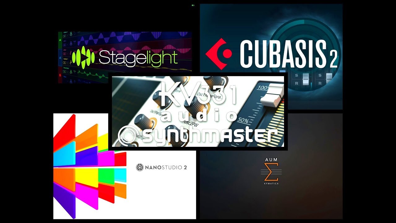 SynthMaster Player AUv3 - Testing in AUM - Cubasis - NanoStudio 2 & StageLight