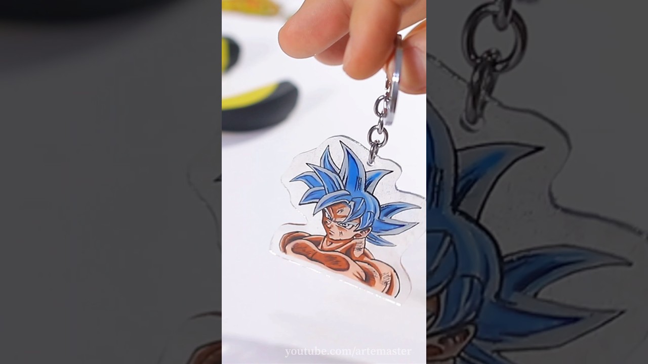 &iexcl;Haz tus propios LLAVEROS CASEROS con este pl&aacute;stico m&aacute;gico! #DIY  #llaveros #dibujo