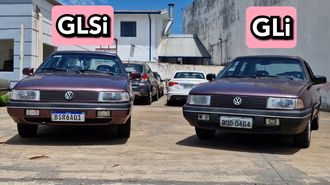 SANTANA GLSi 1994 X SANTANA GLi 1994!!! - COMPARATIVO E DIFERENÇAS!