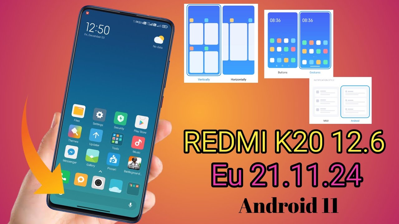 Redmi K20 Miui 12.6 Eu 21.11.24 New|Update Android 11| Features Review