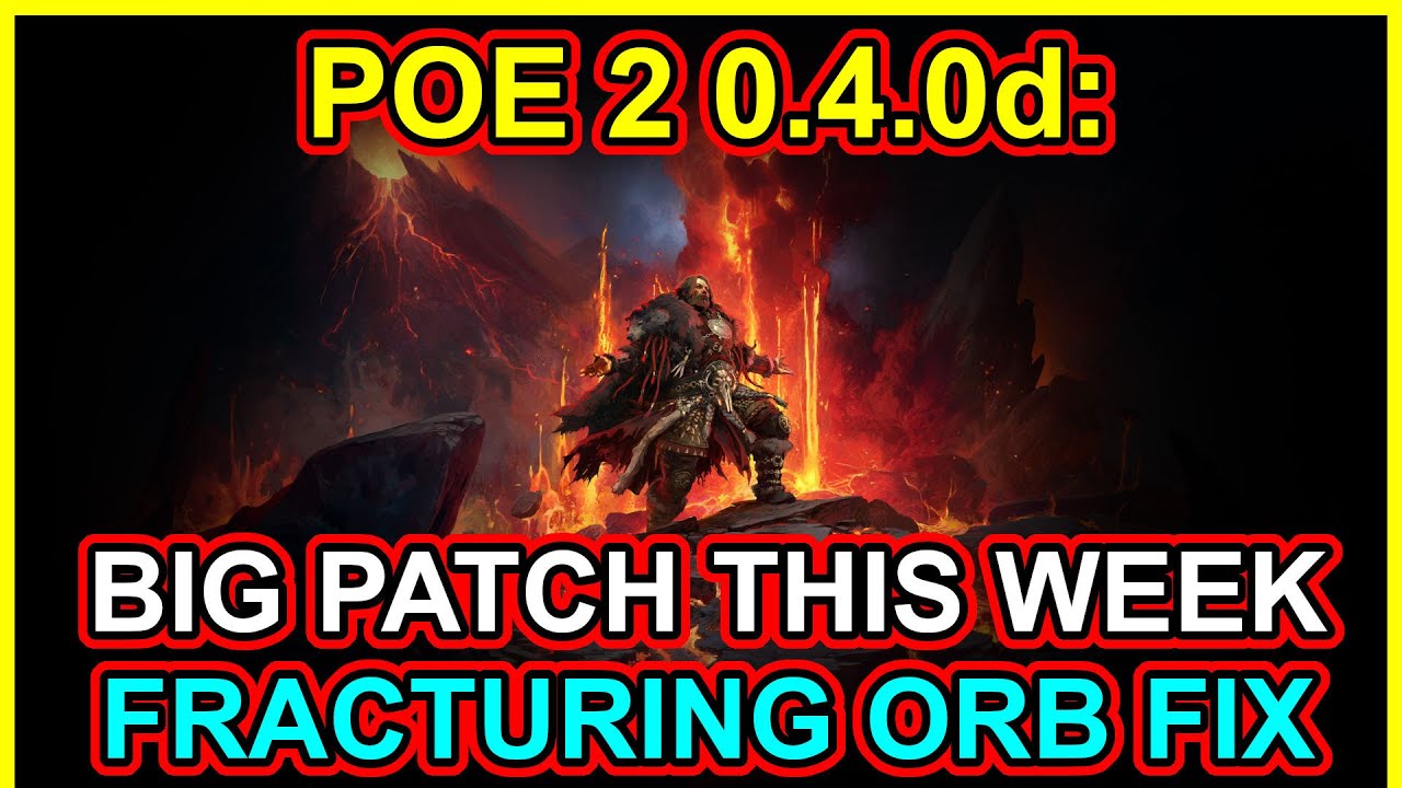 Fracturing Orb Fix, Temple Changes - POE2 0.4.0d Coming This Week - Path of Exile 2 Fate of the Vaal