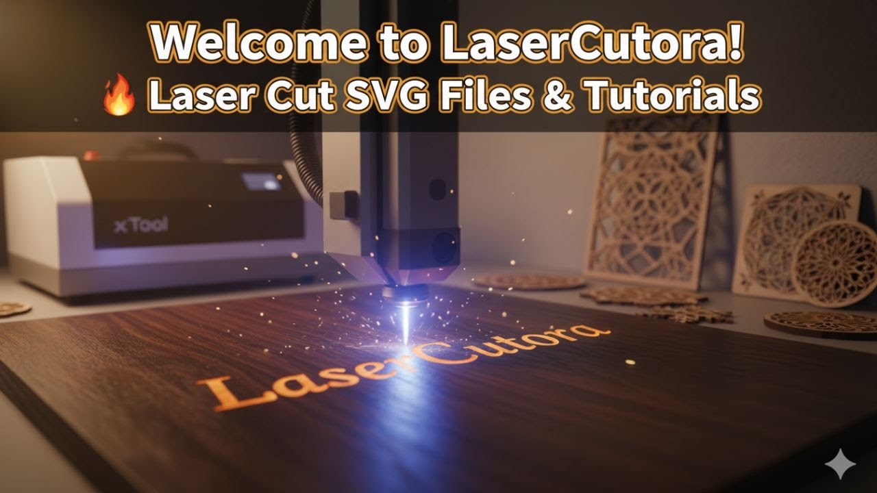 Welcome to LaserCutora | Laser Cut SVG Files & Tutorials for Glowforge, xTool & OMTech