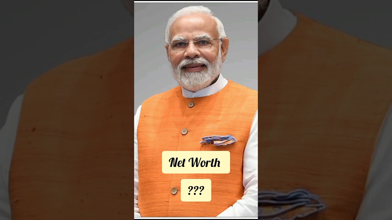 Net Worth Of Narender modi 