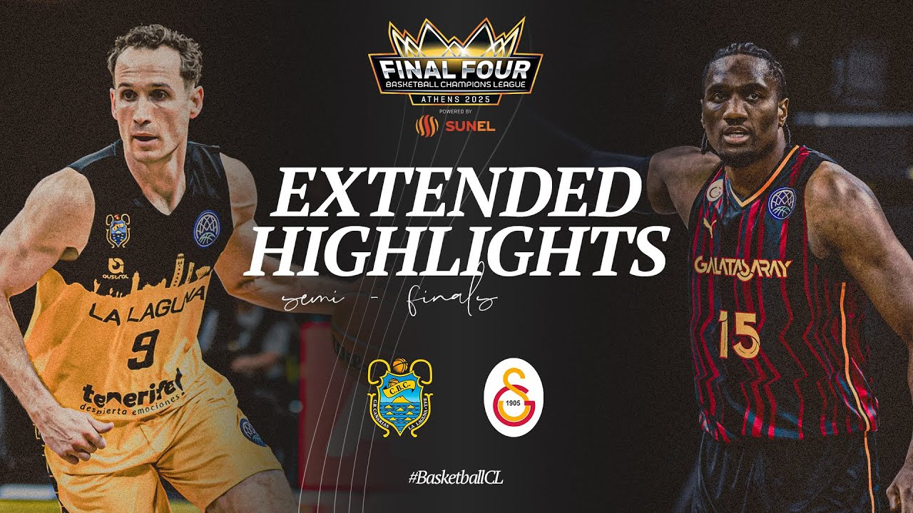 Semi-Finals: La Laguna Tenerife v Galatasaray | Full Game Highlights | #BasketballCL 2025