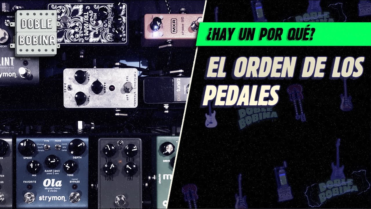 Los por qué del orden de los pedales.