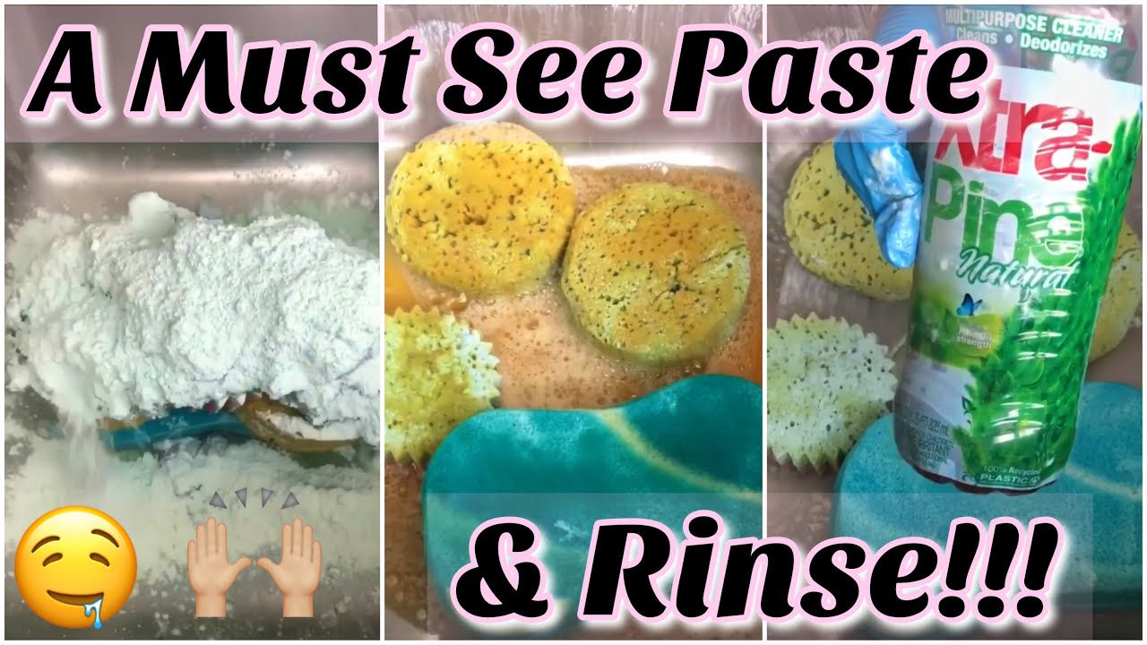 ASMR Paste - Liquid Comet Cleaner & LOTS of Saved Paste and Comet 💫 The Rinse Is Amazing!!!
