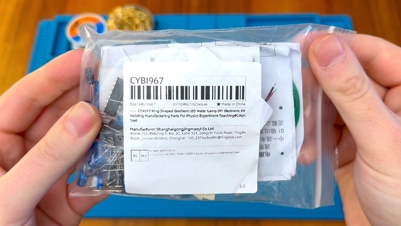 Какая СТРАННАЯ кольцевая лампа! &mdash; Сборка кольцевой водяной лампы своими руками: электронный паяль...