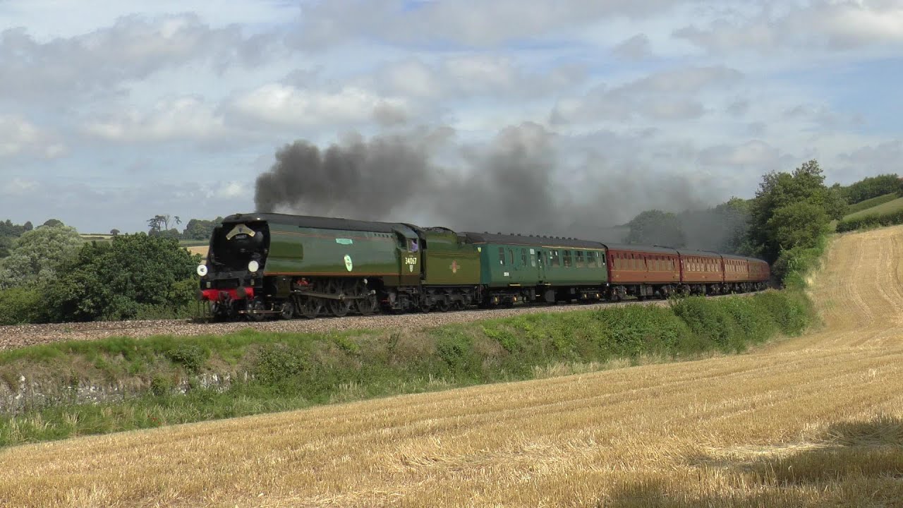 Film of 34067 Tangmere during the years 2008 – 2015