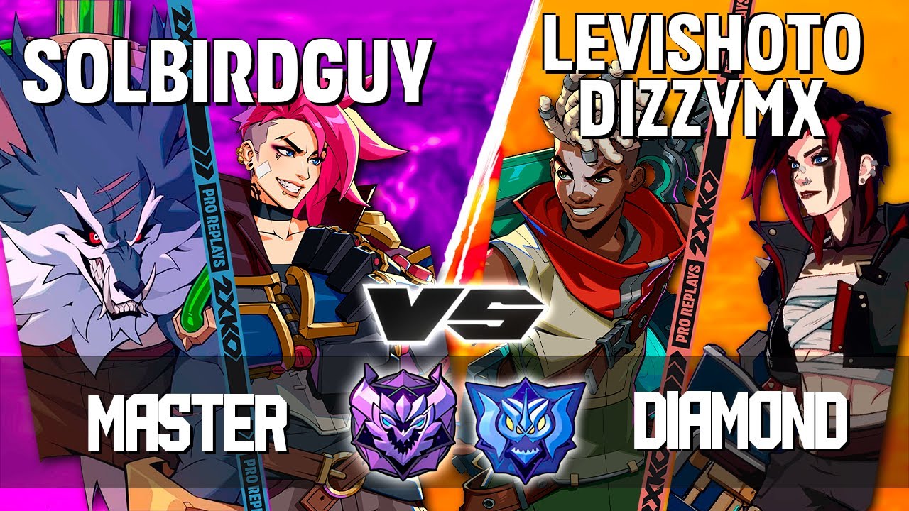2XKO ▰ SOLBIRDGUY (Vi-Warwick) vs LEVISHOTO - DIZZYMX (Ekko-Vi) ▰ 2XKO Pro level replays