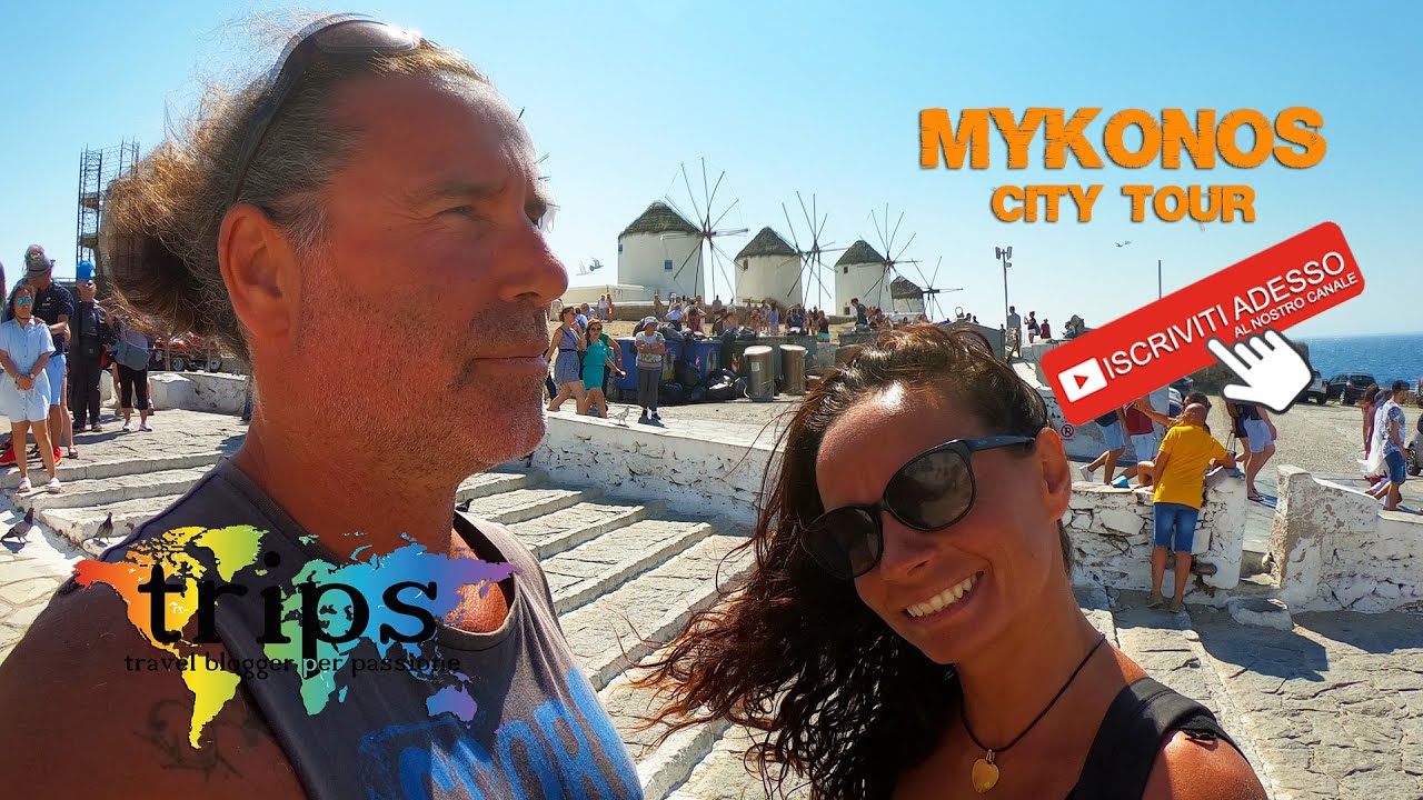 Mykonos City Tour Vlog - Grecia