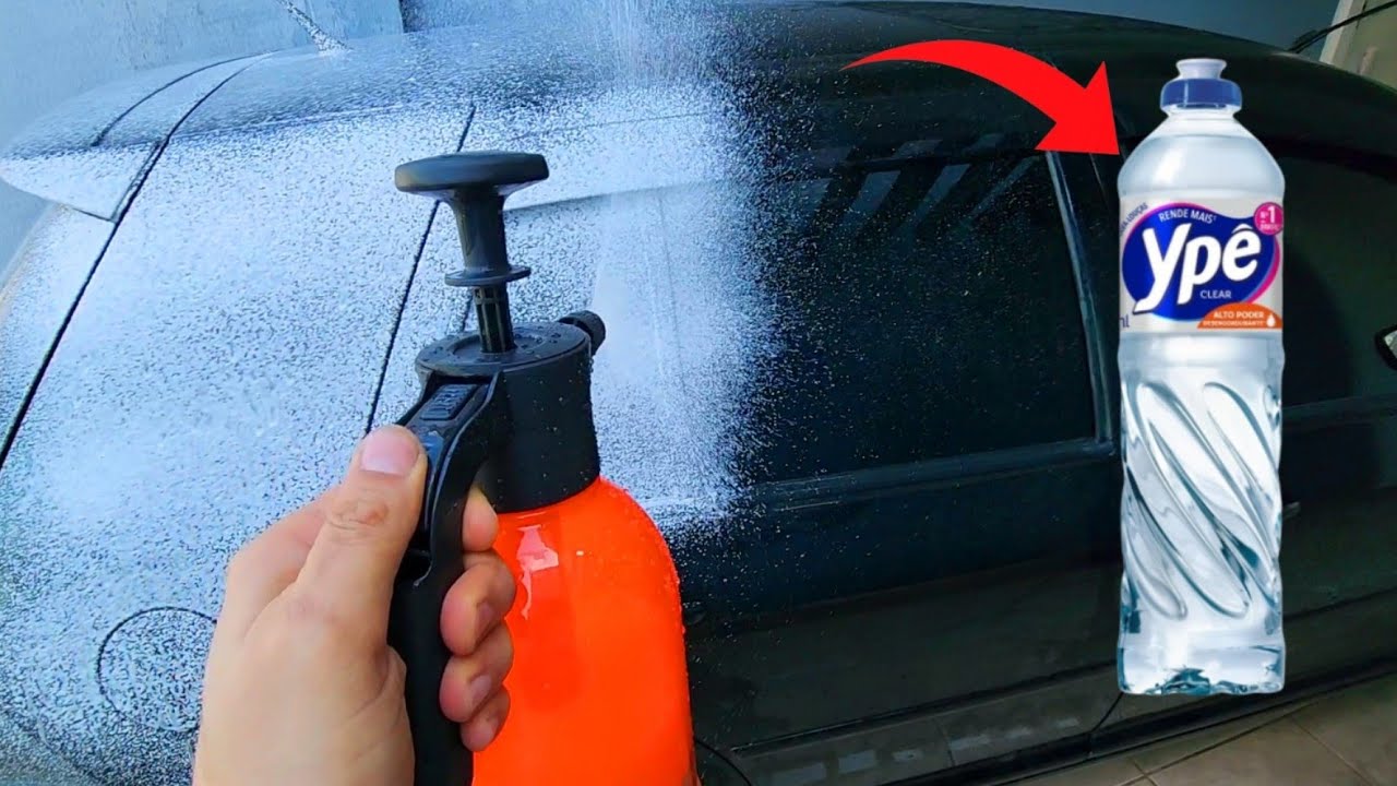 DETERGENTE DE COZINHA YPÊ NA SNOW FOAM! O RESULTADO ME SURPREENDEU! DEU CERTO?