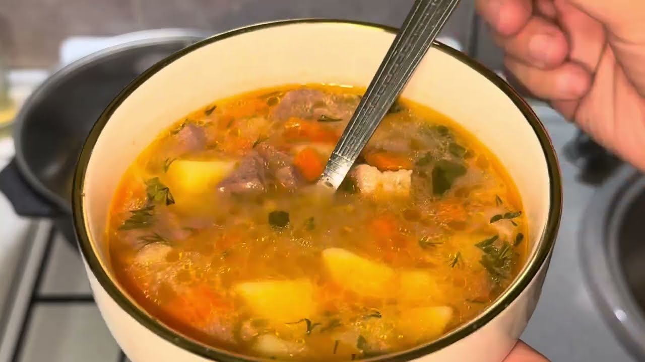 Ужин очень вкусный суп 