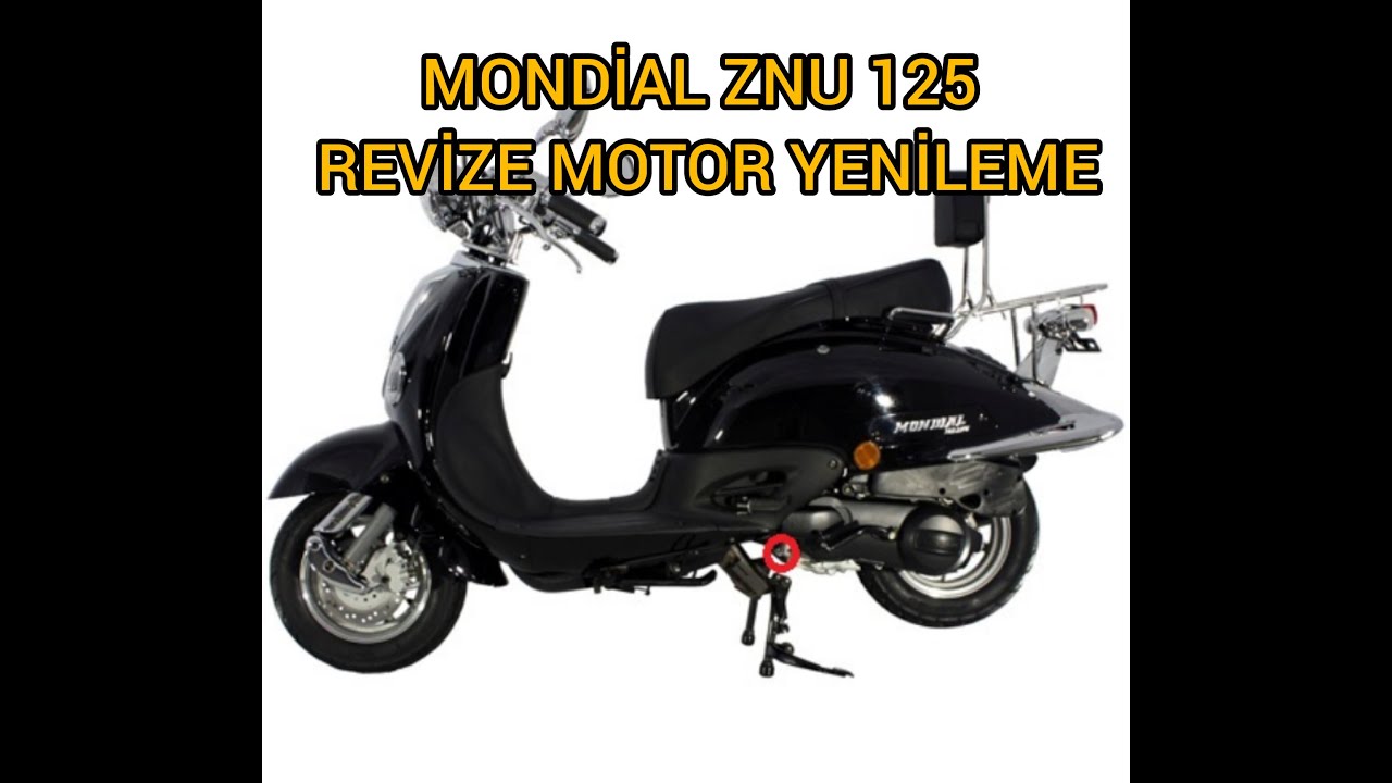 Mondial ZNU 125-150 motor kurtarma revize.