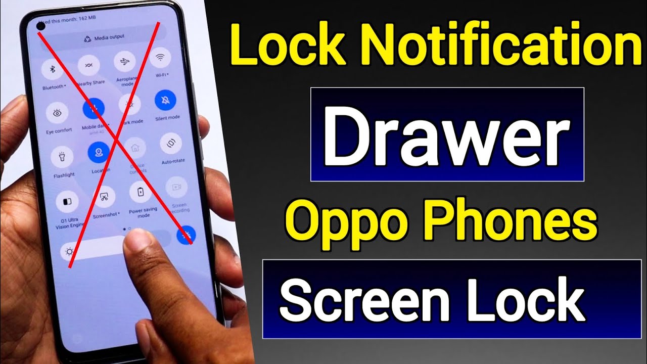Disable On Lock Screen For Notification Drawer Oppo | Lock Notification Panel On Lock Screen Oppo