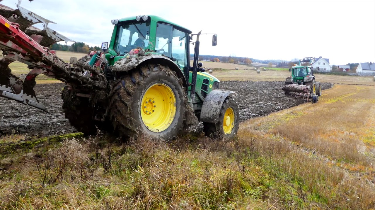 JD & NH Plowing power!