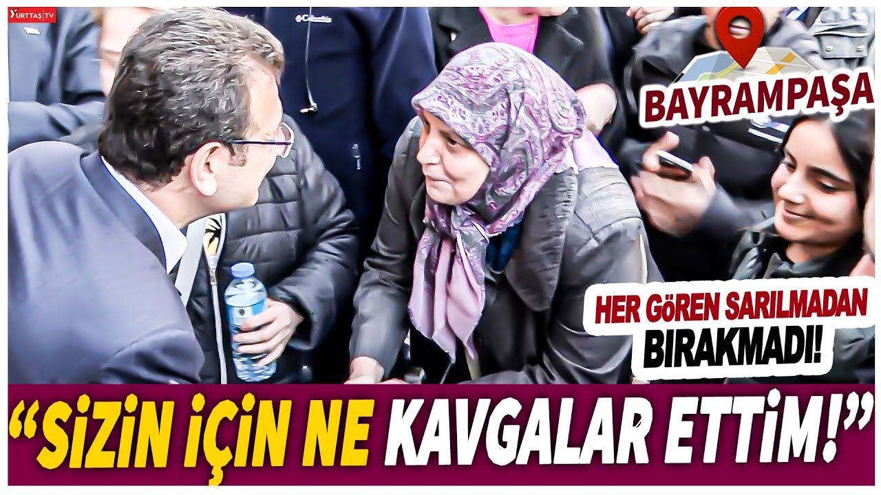 Bayrampaşa'da Ekrem İmamoğlu fırtınası! Gören sarılmadan bırakmadı! 