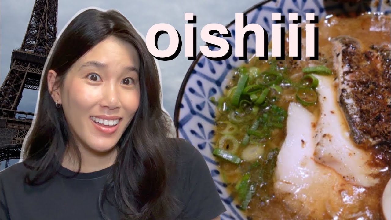 Eating crazy Michelin ramen in Paris 🍜 🐟