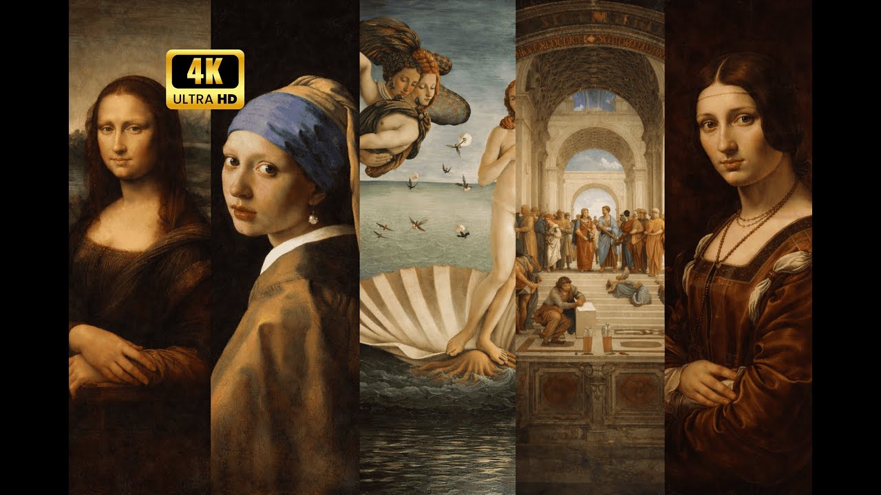 Timeless Frames | Renaissance Masterpieces | 4 Iconic Paintings with Classical Music | Art Mode