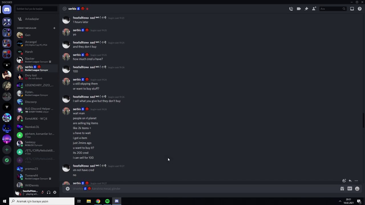 Rocket League Scam Report #16707