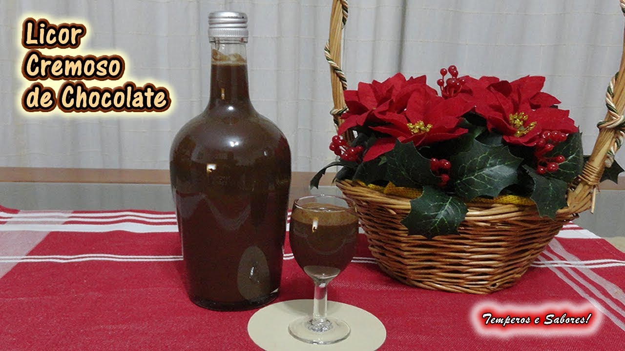 LICOR CREMOSO DE CHOCOLATE delicioso y muy fácil