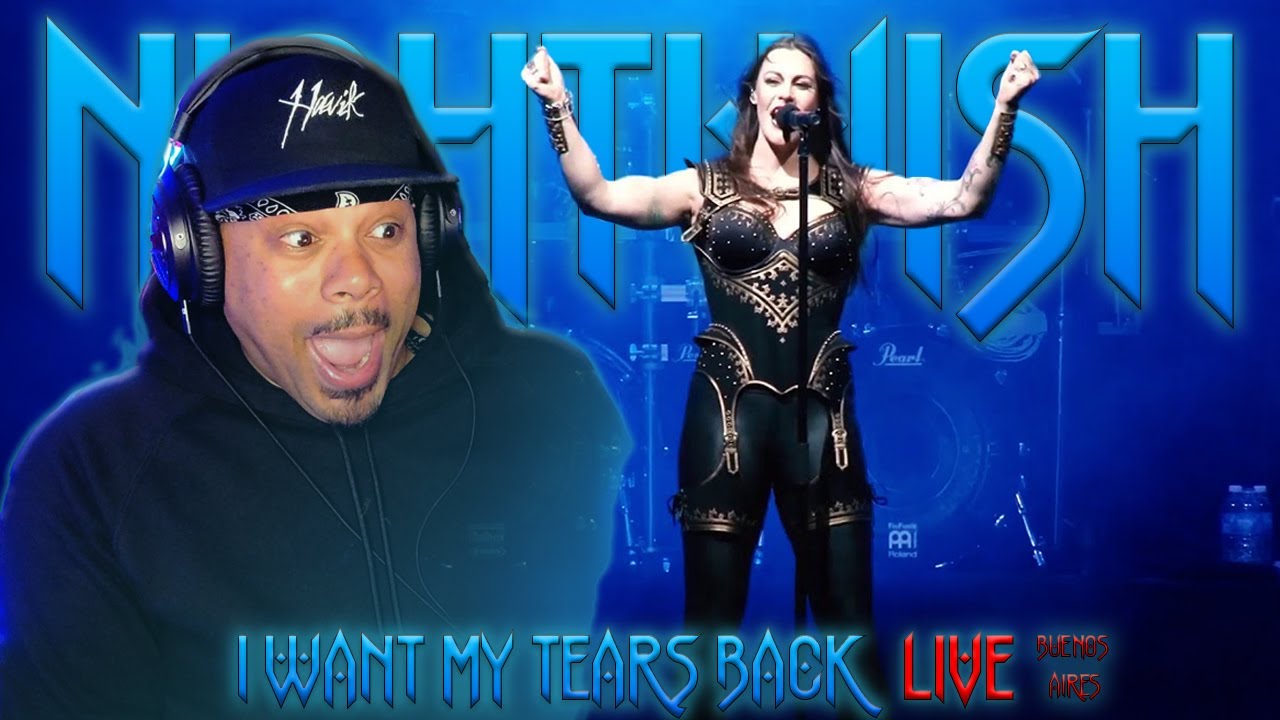 SHE LOOKS LIKE A SUPER HERO!!!! | I Want My Tears Back | NIGHTWISH | Rapper REACTION | COMMENTARY
