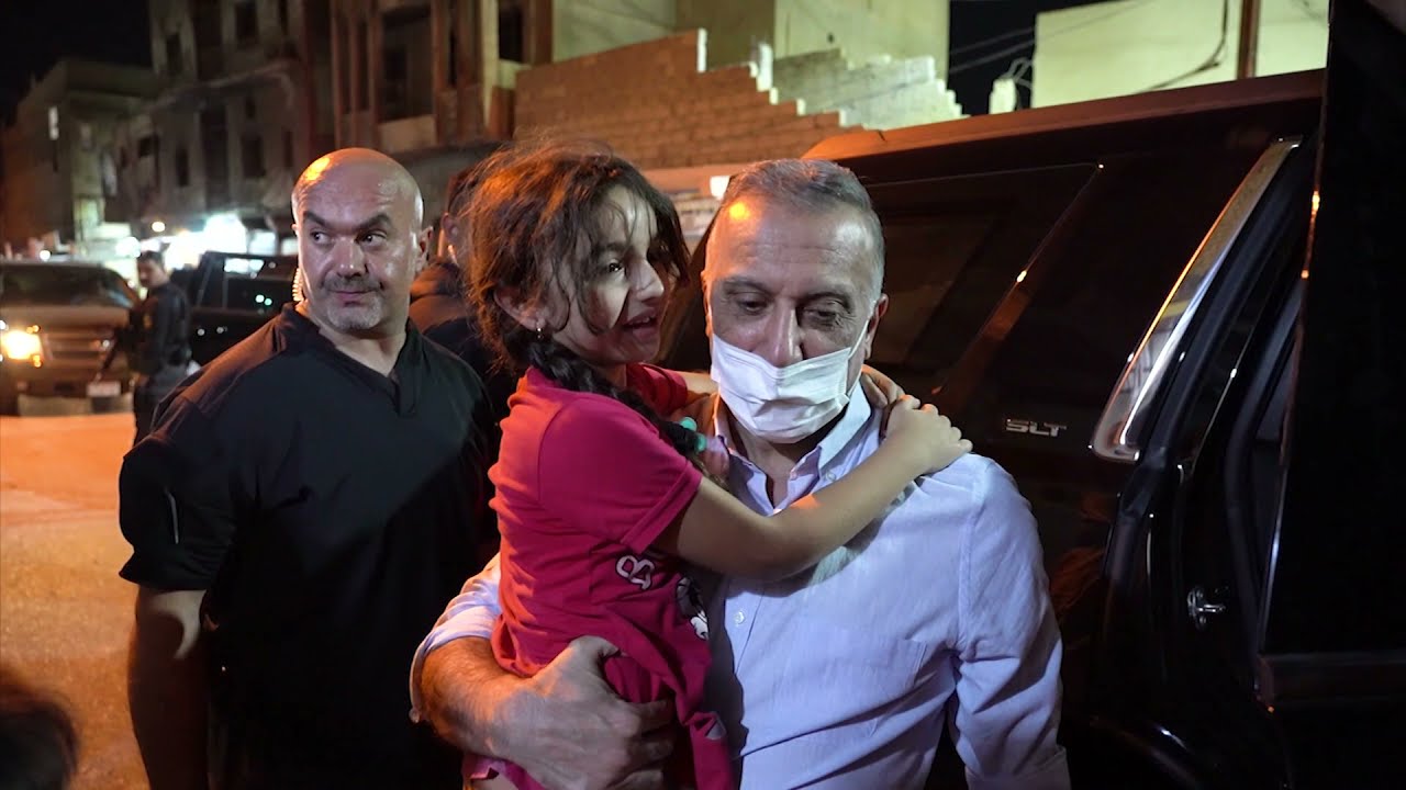 جولة رئيس مجلس الوزراء السيد مصطفى الكاظمي في شوارع الموصل واللقاء بعدد من المواطنين