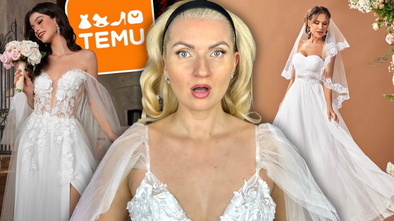 I Bought The CHEAPEST Wedding Dresses From TEMU