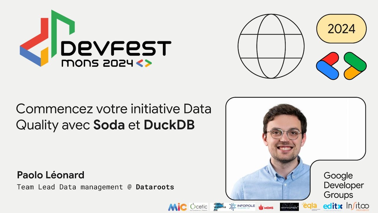 [DevFest 2024] Commencez votre initiative Data Quality avec Soda et DuckDB - By Paulo Léonard