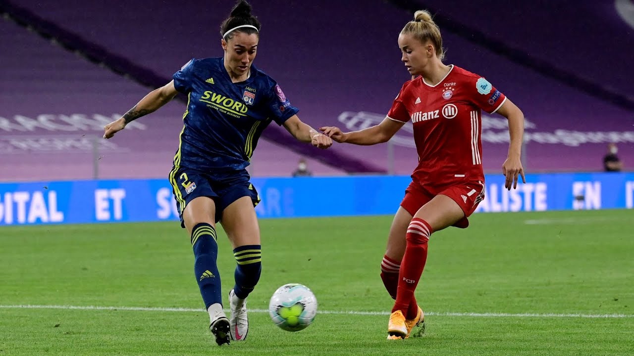 Die Highlights vom UWCL-Viertelfinale der FC Bayern Frauen gegen Olympique Lyon