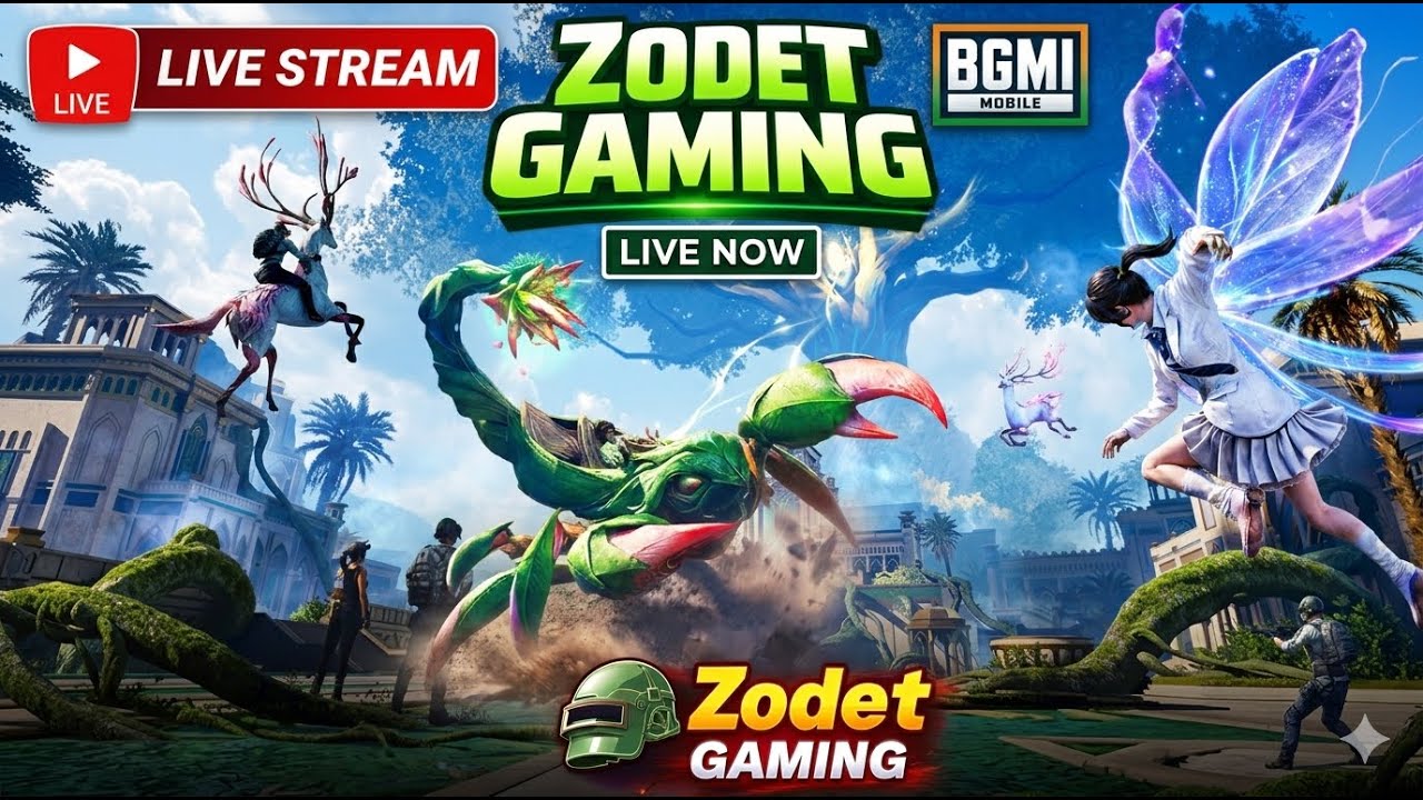 🔴 BGMI LIVE | Non-Stop Rush Gameplay 😈🔥| ZODET GAMING|#BGMI #LIVE #SHORT #STREAMING  !