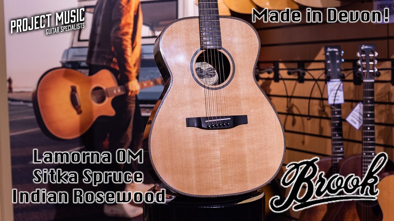Brook Guitars Lamorna OM Indian Rosewood Sitka Spruce - Project Music