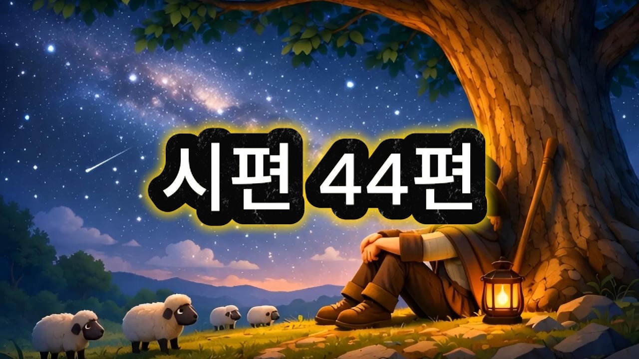 📖 시편의 기도를 소리로 읽다 | 말씀 낭독|  시편 44편