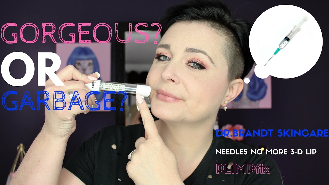 Gorgeous? Or Garbage? Dr.Brandt Skincare Needles No More 3-D Lip Plumpfix | Nicole Chantell