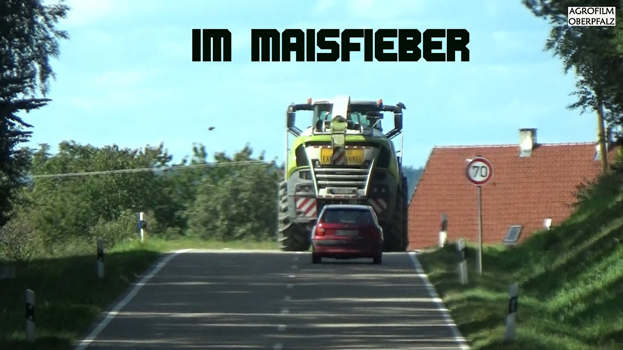 Maisernte mit Blick von oben genießen - Neuer Claas Jaguar 970 beisst sich durch - LU Winderl
