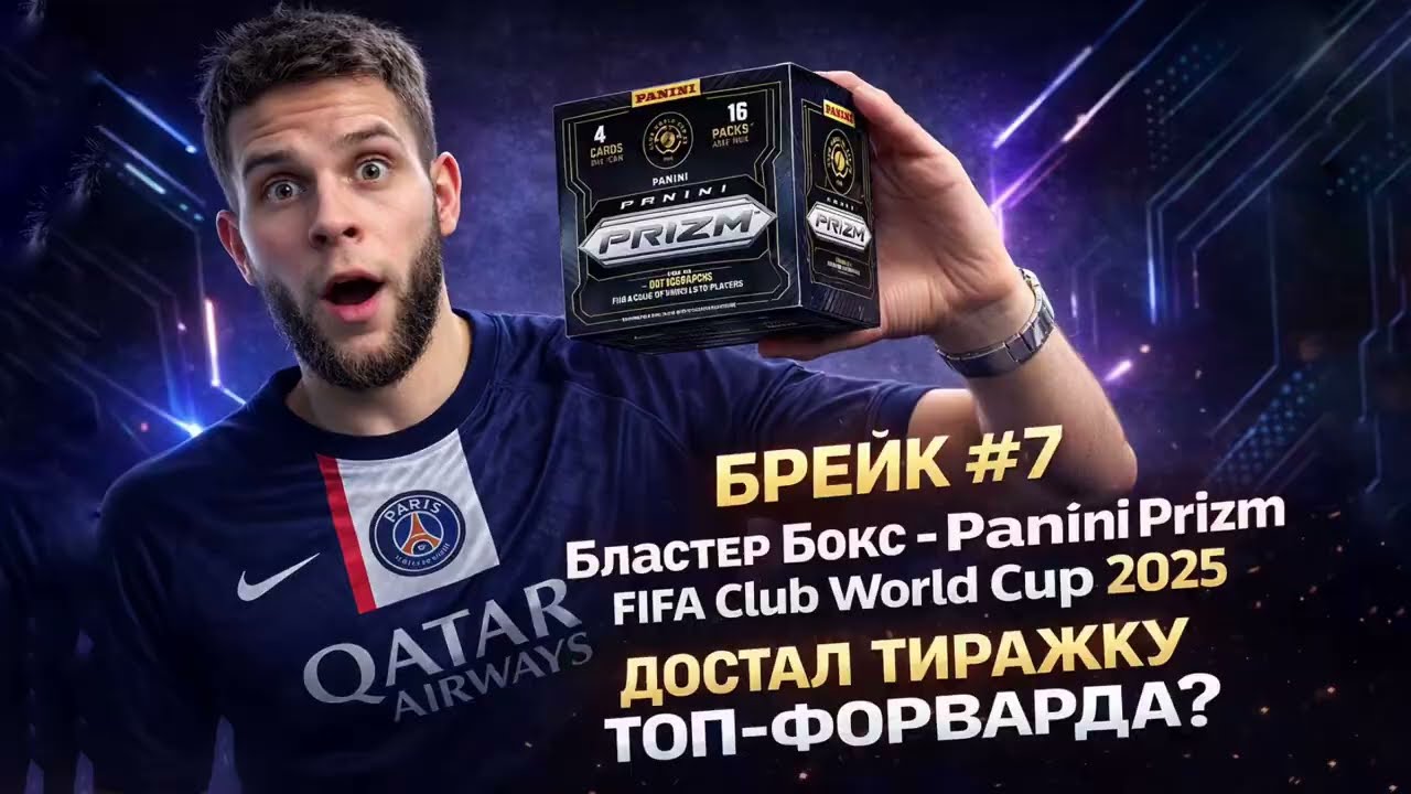 БРЕЙК #7 | ВЫПАЛ ТОП-ФОРВАРД?! | Blaster Box Panini Prizm FIFA Club World Cup 2025